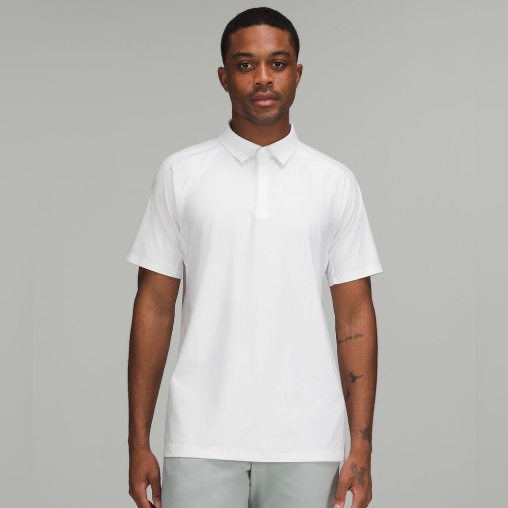Lululemon Stretch Polo. Size M. White. NWT